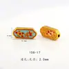 Colgante de Peces Dorados Koi de Buena Suerte en Oro de Arena Vietnamita de Larga Duración con Agujero para Accesorios DIY Cuerda para Pulseras
