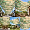 Cortinas de gasa estampadas a prueba de viento, lugares escénicos populares al aire libre, calles peatonales, mercados, decoraciones de techo, decoraciones de festivales y atracciones de turismo cultural