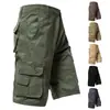 Amazon Transfronterizo 2026 Nuevos Pantalones Cargo de Color Sólido Sueltos con Múltiples Bolsillos de Cinco Bolsillos Talla Grande Moda Casual