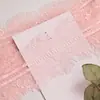 Tela de Borde de Encaje de pestañas de Doble Cara de 3 m de Largo para Decoración de Escote de Vestido, Borde de Encaje Bordado Hueco