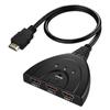 Switcher HDMI 4K60Hz Três-Entradas-Uma-Saída Splitter Equipamento para Streaming ao Vivo Jogos Sinal Atacado Comutação de Tela