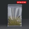 Bolsa de sellado automático octagonal multilateral de ocho lados transparente esmerilado bolsa de embalaje sellada para té perfumado té de salud alimentario
