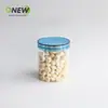 Frasco de Plástico para Alimentos de 490 ml con Tapa de Aluminio para Mascotas, Frasco Sellado, Frasco Redondo para Envasado de Alimentos, Botella Transparente de Almacenamiento