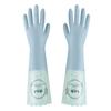 Guantes Gruesos de Terciopelo Antihielo para Lavar Platos, Guantes de Limpieza para el Hogar, Guantes de Goma Extensos de Manga de Invierno, Duraderos