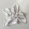 Goma para el pelo grande de 35 cm para mujer, tela de color liso, simple y moderna, goma para el pelo tipo intestino de cerdo
