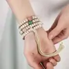 Pulsera de múltiples vueltas de semilla original de Bodhi Xingyue natural con cuentas mixtas pulsera de Bodhi Wenwan moda nacional retro artístico pulsera Wenwan