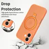 Funda de Teléfono con Soporte Apple 17Promax Exclusiva Transfronteriza con Piel Magnética de Tacto Fino y Agujeros Finos Cubierta Protectora Giratoria para iPhone 16