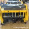 Cortacésped de accionamiento hidráulico para excavadora, máquina para deshierbar y recortar césped de jardín, máquina de gancho modificada para deshierbar arbustos