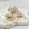 Artesanía de Simulación con Flor de Ciruelo Corazón Adorno de Cabeza Boda Pared de Flores Decoración de Coche de Boda Corona de Sombrero de Paja Accesorios para el Cabello Accesorios para Pasteles Pasador de Flor Flor