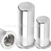 Tuerca remachable de cabeza plana de acero inoxidable 304 con orificio ciego de grano vertical M3M4M5M6M8M10M12
