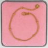 Pulsera de cuentas de transferencia de oro arena de Vietnam simple para mujer, larga duración, no se decolora, joya de oro tipo moneda europea, regalo, venta al por mayor