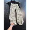 Pantalones casuales holgados cross-border cleanfit para hombre, estilo americano de alta calle de verano, diseño a cuadros, pierna recta, ligeramente acampanados, largos