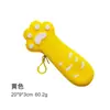 Estojo de Lápis Fruta Banana de Silicone Estojo de Lápis Criativo Legume Cenoura Impermeável Grande Capacidade Papelaria Criativa para Estudante