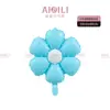 Nuevo Estilo Ins Color Caramelo Margarita Globo de Película de Aluminio Accesorios para Fotos de Cumpleaños Girasol Flores Macarrón