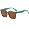 Nuevas Gafas de Sol Retro de Alta Gama para Hombre 2025, Montura Cuadrada Negra, Protección Solar, Protección UV, Gafas de Sol Europeas y Americanas para Mujer