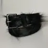 Novo Cinto de Pelo de Coelho D. I .A OOTD Cinto Mao Mao Europa e América Transfronteiriço Quente Sexy Garota Picante Cobertura de Cintura Cinto Largo