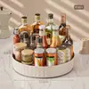 Bandeja de Armazenamento Giratória 360 Graus Doméstica Mesa Fruteira Cosméticos Lanches Temperos Bandeja de Armazenamento Multifuncional Transfronteiriça