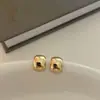 Pendientes Metálicos de Viento Retro Francés Semicírculo Lujo Ligero Pendientes de Temperamento de Gama Alta Nueva Moda Tendencia Joyería para Orejas Versátil para Mujeres