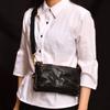 Nova bolsa de couro de vaca artesanal retrô com camada superior, bolsa tiracolo de couro colorido, bolsa de peito feminina, couro curtido vegetal, bolsa de ombro da moda