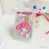 Estilo Japonês Fofo Desenho Animado Padrão Impresso Conjunto de Cortadores de Unha de Aço Inoxidável Ferramentas de Unha Colher para Limpar Ouvido Conjunto de Manicure de 7 Peças