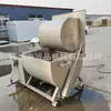 Lavadora de vórtice con cesta abatible equipo de limpieza para procesamiento de alimentos de frutas y verduras fábrica equipo de descarga de cesta abatible automático