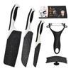 Cuchillo de piedra Maifan, caja de regalo de cinco piezas, cuchillo de chef para cortar carne, cuchillo de fruta con protector de dedos, herramientas de cocina