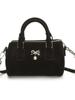 Bolso Boston de Moda Coreana Transfronterizo de Alta Gama con un Diseño de Moño Femenino, Adecuado para Viajes Diarios, Se Puede Usar como Bolso de Mano, Bolso de Hombro o Bolso Cruzado