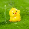 Micro paisaje creativo lindo animales besándose casa de muñecas decoración diy accesorios mini escritorio coche pequeños adornos