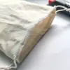Bolsa de lona estampada para pão, bolsa de linho com cordão para arroz e chá, bolsa de pão de algodão, bolsa de algodão e linho para atacado