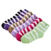 Meias de chão femininas quentes e confortáveis de fleece de coral para outono e inverno, atacado de fabricantes, meias grossas de meia veludo