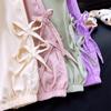 Pantalones de Verano para Niñas Pantalones con Lazo Pantalones Bombachos para Niños Pequeños y Medianos Pantalones Casuales de Color Sólido Sueltos Antimosquitos para Niñas