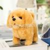 Lindo perro de peluche eléctrico, mascota artificial digital que ladra y mueve la cola, conejito de juguete para niños.