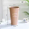 Balde de Flores para el Hogar Estilo Nórdico, Cubo de Lata para Flores Frescas de Floristería, Cubo Decorativo Vintage de Pie para Sala de Estar con Flores Secas y Artificiales