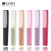Pente Suavizante de Cabelo com Dentes Largos Cor Macaron Plástico Pente com Dentes Densos Salão de Beleza Aparador de Cabelo Pente Fabricante Atacado
