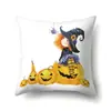 Funda de almohada de Halloween TC609 almohada lumbar de coche funda de cojín de calabaza para sofá oficina hogar sala de estar funda de almohada