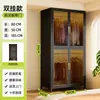 Armario de Dormitorio Uso Doméstico Acero Montaje Sencillo Vivienda de Alquiler Apartamento Pequeño Armario de Almacenamiento a Prueba de Polvo Armario Infantil Armario de Almacenamiento