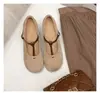 Zapatos Mary Jane retro de gamuza hermosos que aumentan la altura para mujer, nuevos mocasines versátiles de suela blanda, zapatos elegantes para combinar con faldas