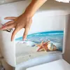Fun-M540 Creativo Playa Costera Estrella de Mar y Caracola Baño Inodoro Pegatinas de Embellecimiento Exportación al por Mayor