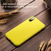 Capa protetora ambiental biodegradável Apple XR Anti-queda espessada de palha de trigo capa de celular para iPhoneXSMax