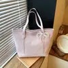 Bolsa feminina de grande capacidade transfronteiriça, novo estilo verão 2026, versátil e moderna, de ombro único, tote bag da moda para o dia a dia, retrô, casual