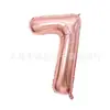 Globos Digitales de 32 pulgadas de Ajuste Delgado Moldeadores de Cuerpo Accesorios de Decoración para Fiestas Globos Digitales de Papel de Aluminio Creación de Ambiente