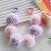 Otoño e Invierno nuevo pompón de piel con cuentas de perlas cadena portátil adornos de bolso funda para teléfono móvil cadena colgante cadena corta para muñeca para mujer