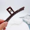 Pinza para el pelo estilo coreano, sencilla y combinable, de 13 cm, con diseño de tiburón de gelatina, placa para colgar, horquilla, elegante pinza de garra de celebridad de Internet de estilo francés.