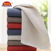 Toalla Roja de Cuerpo Completo, 100% Algodón, Clase A, Lavado Facial, Algodón Gofre Puro, Panal, Hogar, Absorbente, Toalla Cuadrada de Boda para Pareja, Toalla de Baño