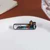 Broche Qihe con Forma de Batería para TDAH con Letras Personalizadas y Elementos de Rayo, Insignia para Ropa, Accesorios para Bolsos, Pin Pequeño