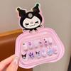 Lindas pegatinas de uñas de la serie Sanrio, exquisitas pegatinas de uñas para niños, pegatinas de uñas Kulomi Meruti para niños