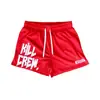 Transfronteiriço Transfronteiriço Novos Shorts Esportivos Malha Secagem Rápida Marca da Moda Masculina Calças de Treino de Perna de Boxe Shorts de Basquete Masculino