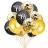 Amazon 16 18 30 40 50 60 Anos Conjunto de Balões Confetes Decoração Festa de Aniversário de Adulto Balões