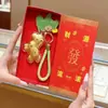 Shuibeizijin 999 Inmediatamente Tener Dinero Oro 20Mg Colgante Llavero Colgante Cadena para Teléfono Móvil Bolsa Colgante Regalo Mayoreo