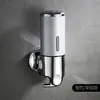 Dispensador de sabão em aço inoxidável, montado na parede, bomba manual, para gel de banho, adequado para banheiros de hotel, dispensador de sabonete líquido galvanizado
